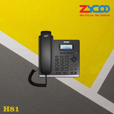 DC 5V/0.6A โทรศัพท์ตั้งโต๊ะ Wifi Voip 4.3W สำหรับพนักงานระดับองค์กร