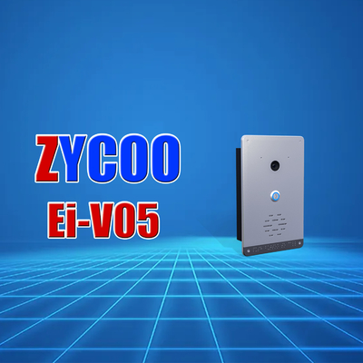 ระบบอินเตอร์คอม Zycoo Poe สีเงินสำหรับสถานประกอบการค้าปลีก