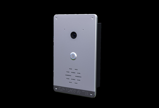อินเตอร์คอม 5W พร้อมกล้อง 10/100Mbps ระบบอินเตอร์คอม Ip สีเงิน