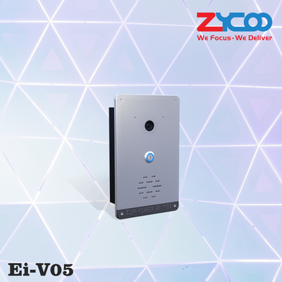 ระบบอินเตอร์คอม Zycoo Poe สีเงินสำหรับสถานประกอบการค้าปลีก