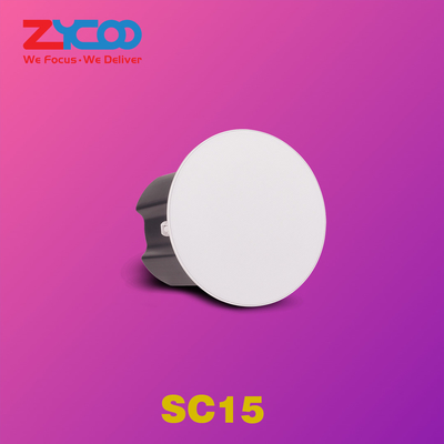 Zycoo SC15 7.2 X 6.3 ในลำโพง Sip Paging ลำโพงโมโนอะคูสติก Poe Powered Speaker