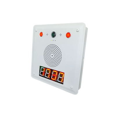 เครือข่าย สี่เหลี่ยม 10W IP PA Speaker ระบบ Poe พร้อมกล้องแจ้งเตือน Flashers