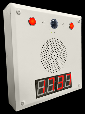 1 กล้อง IP เครือข่าย Speaker ลำโพง พื้นผิวติด ขนาดกะทัดรัดพร้อม 2 Flasher